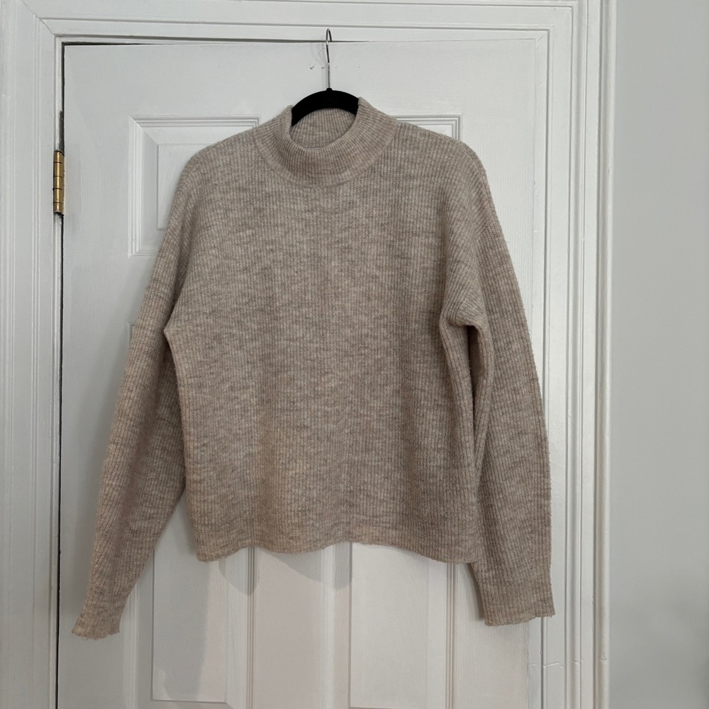 Leith Beige Knit Sweater